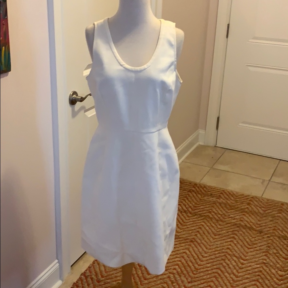 JCrew off white dress